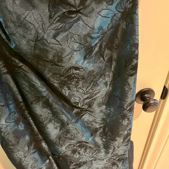 David Meister One Shoulder Mermaid Dress - Size 8 - Picture 7 of 8